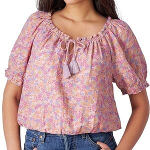 Lucky brand floral shirt